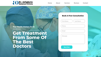 Healthcare website app design illustration minimal ui web