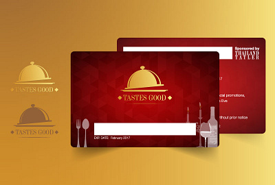 Tatler Thailand - Tastes Good card design design illustraion logo design