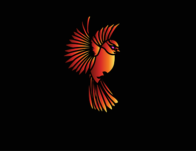 Flying Bird Logo animation art design graphic design illustration logo design