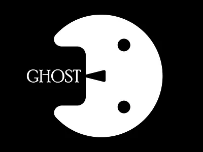 Logo - ghost branding design figma ghost illustration logo