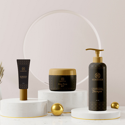 Product Design - Herbster adobe illustrator behance body wash branding cosmetics design dribbble logoinspiration packagedesign productdesign shampoo