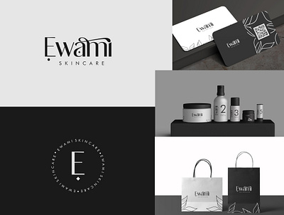 Ewami Skincare brand design brand identity branding logo logo design skincare skincare branding