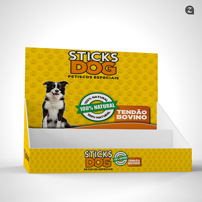 DISPLAY STICKS DOG branding designer gráfico display produto