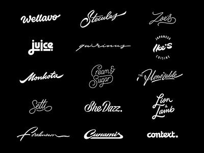 logo - lettering 2022 animation behance brushlettering calligraphy collection custom flow fun goodtype lettering logo logotype premium script trailer type typography
