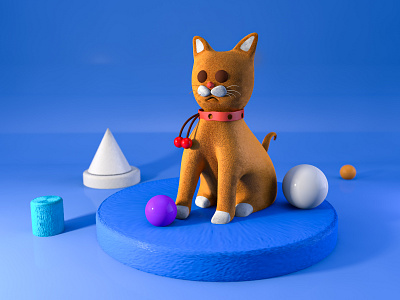 Cat design illustration