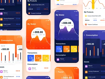 conduct financial transactions app ui ux