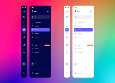 Sidebar Navigation Interface app concept creative dark mode dashboad dashboard design dashboard ui light mode menu minimal navbar navigation side nav side navigation sidebar ui web app