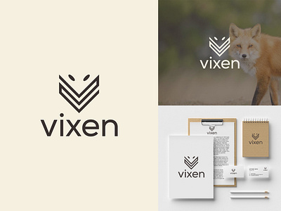 vixen branding logo design business logo illustrator letter mark logo logo logo brand logo branding logo business logo design logo design business logo design creative logo design minimalist logo design modern logo design professional