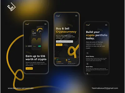 Crypto mobile view crypto cryptocurrency design mobile design mobile view product product design