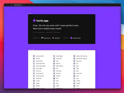Iconic Figma File figma figma design figmadesign free freebie freebies icon icon design icon set iconography icons stroke stroke icons svg ui ui ux ui design uidesign uiux ux