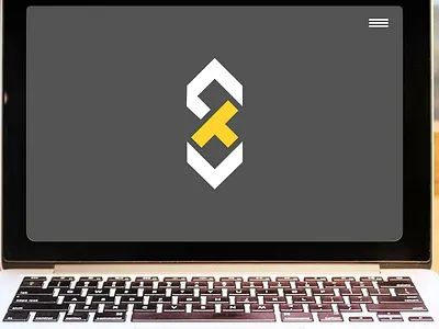 Lettermark for online education platform Steel Trap branding design flat icon logo minimal vector