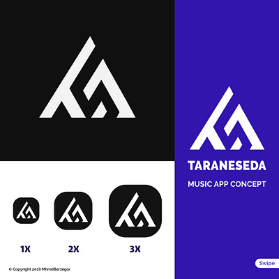 taraneseda app illustration logo logodesign logotype photoshop