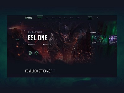 E-sports Pandemic template interaction interaction animation interaction design landing page ui ui design ux ux design web design