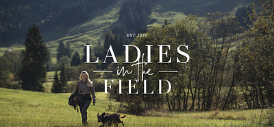 Ladies In The Field brand brand design brand identity branding logo logo design