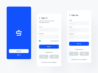 Shopy - FREE UI KIT app device free interface mobile ui uikit ux