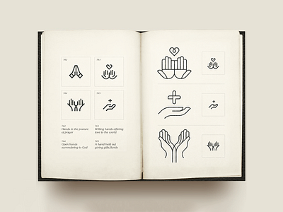 T I N Y H A N D S give hands handset icons iconset lines love pray simplicity small spread surrender tiny icons vintage