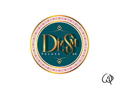 DIM SUM | PALACE | HK brand illustration logo