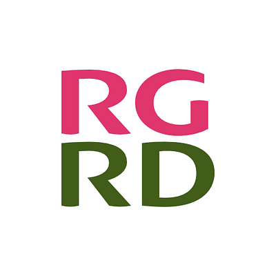 Robin Gerard, Registered Dietitian branding design flat icon logo minimal vector