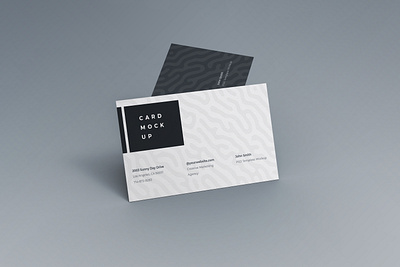 Business Card Mockup animation app branding envato flat illustration landing themeforest typography ui unbounce