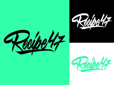 Recipe 47 - Lettering Logo Skethes for barbecue sauce brand branding calligraphy clothing design fashion font free hand lettering identity lettering logo logotype mark packaging script sketches streetwear type typo typography