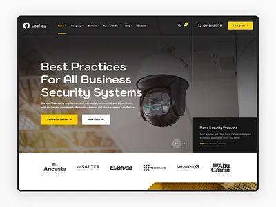 Lockey alarm system bodyguard safety bodyguard security agency business cctv company cctv shop corporate creative cyber security fire protection home automation locksmith security company security guard security services security solutions surveillance camera ui