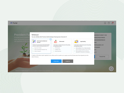Provident Fund - Withdrawal adobe xd branding design illustration lettering provident fund provident fund sketch ui ux vector web website website design