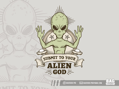 Submit to your Alien God vintage