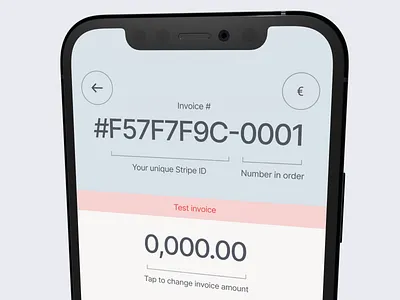 Test invoice app banking fintech form interface invoice ios iphone notification payment settings stripes ui user experience user inteface ux