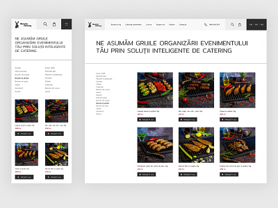 Morarita Catering - concept branding concept design food moldova ui ux web webdesign website