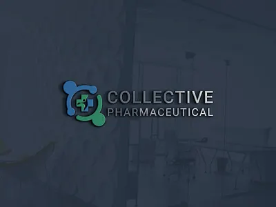 COLLECTIVE PHARMACEUTICAL LOGO best design creative creative design custom logo graphic design health letter logo logo logo design logo maker logodesign medical medical logo minimal minimalist logo modren logo monogram pharmaceutical professional logo unique logo