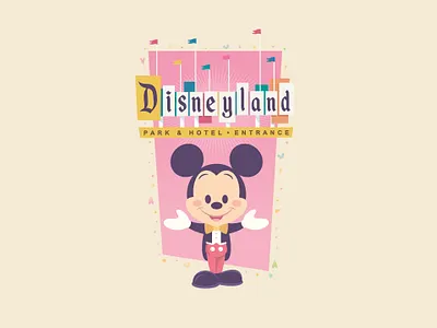Disneyland 2021 adobe illustrator character design cute illustration jerrod maruyama jmaruyama kawaii mickey mouse vector