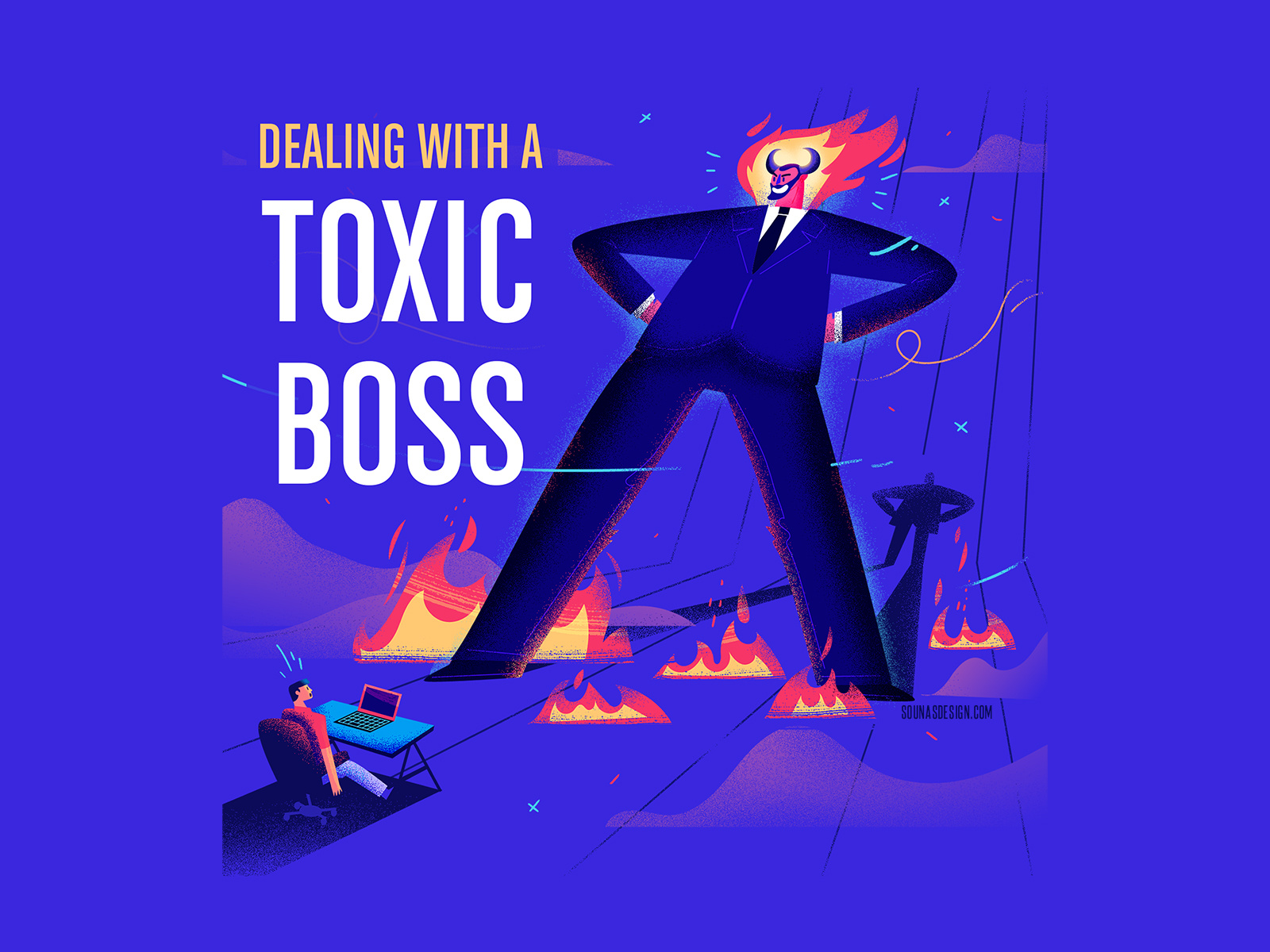 Toxic Boss by Elias Sounas on Dribbble