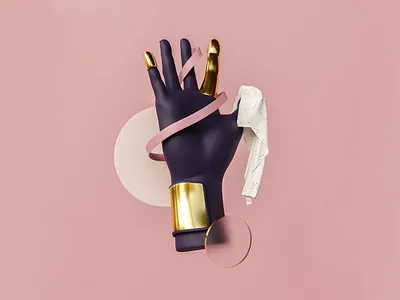 Render #7 - Hand 3d 3d art blender cycles illustration