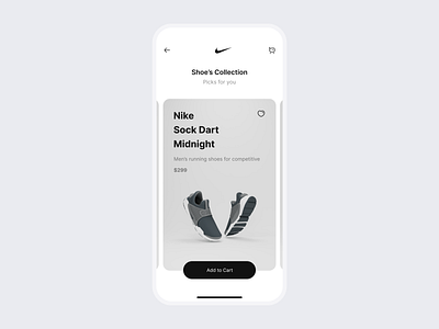 NIKE SNKRS Collection's 3d animation interaction motion nike shoe sneakers snkrs ui ui animation