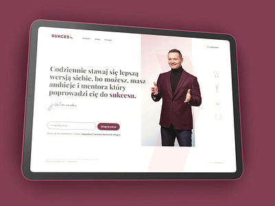 Sukces.pl aka Jacek Wiśniowski's personal landing page animation cars design interface landing page logo luxurious money parallax rich status success travel ui ui design uidesign ux video web page website