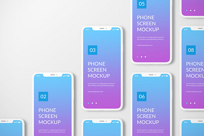 Unicolor Phone Mockup abstract clean device display laptop mac macbook mockup phone phone mockup presentation realistic simple smartphone theme ui ux web webpage website