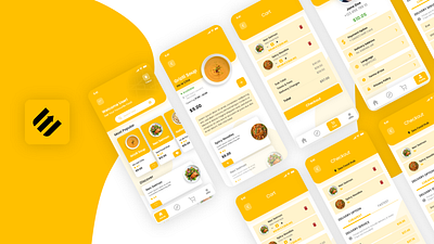 Eezly | Food Restaurant | App Design app design ui ux