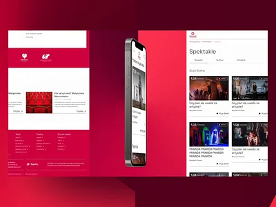A stunning theater website adjusted to users with disabilities