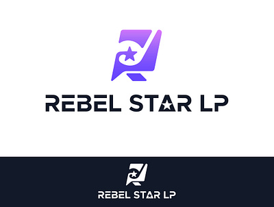 REBEL STAR LP design logo