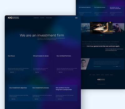 Option 1 concept finance invest investing investment investments investor partner ui ui design uidesign web design web designer webdesign