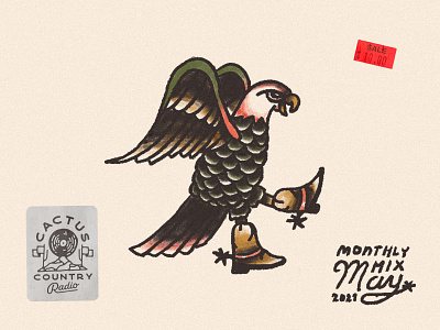 Monthly Mix: May boot cowboy cowboy boots cowboy eagle eagle monthly mix playlist playlist cover