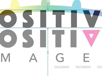 Positive Images Logotype Teaser design graphic design logo vector