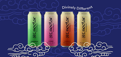 Nectar Hard Seltzer Concept Rebrand branding logo typography