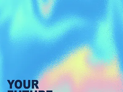 Your Future IS Still Over There branding design composite illustration poster promotional typeface