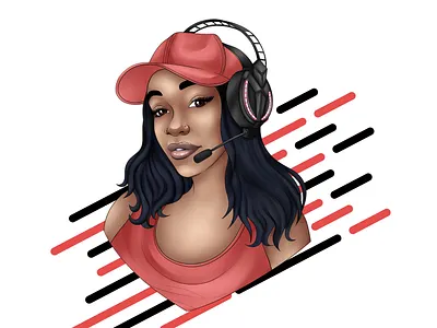 African American Character Design african african art design gamer illustration