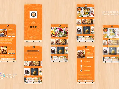 FOOD ORDER APP UI/UX DESIGN adobe adobe photoshop adobe xd advertising app app design behance fiverr food food app food delivery foodie freelance logodesign social media ui ui ux uidesign uiux uiuxdesigner