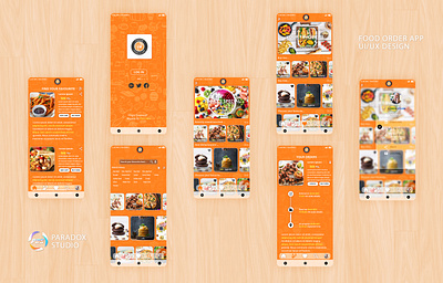 FOOD ORDER APP UI/UX DESIGN adobe adobe photoshop adobe xd advertising app app design behance fiverr food food app food delivery foodie freelance logodesign social media ui ui ux uidesign uiux uiuxdesigner