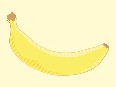 Banana Illustration banana food food illustration fruit illustration illustrator vector