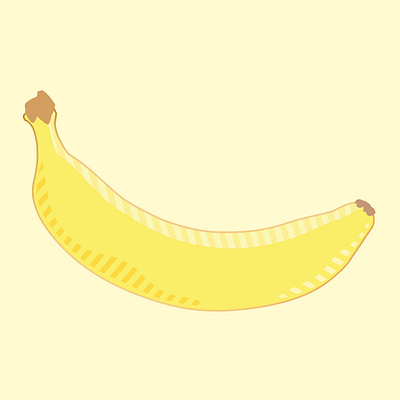 Banana Illustration banana food food illustration fruit illustration illustrator vector