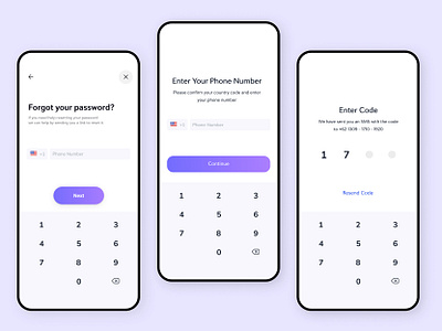 Forgot Password Screen UI Design account verification branding ui ui design